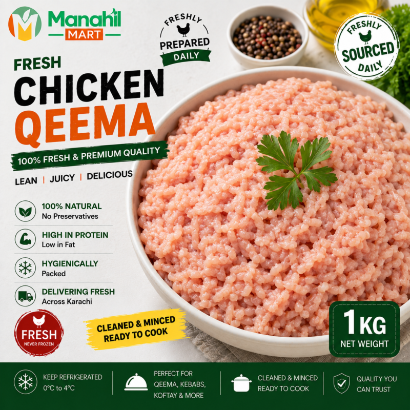 Fresh Chicken Qeema 1 kg in Karachi