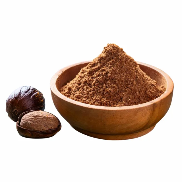 Jaifal Powder 25g - Ground nutmeg powder, ideal for enhancing the flavor of desserts, beverages, and savory dishes.