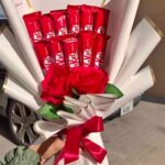 KitKat Chocolate and Rose Bouquet – A Sweet Surprise