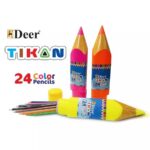 Deer 24 Tikon Colours Full Size Pencil Case