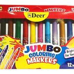 Deer Jumbo Coloring Marker 12 Colors