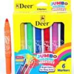 Deer Jumbo Coloring Marker 6 Colors