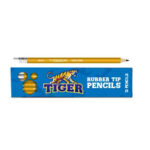 Deer Tiger Pencil Rubber Tip Packet 12 Pcs