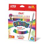 Dux Color Pencil Full Size DX-5000 24+2=26 Colors (Blister Pack)