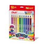 Dux Colour Pencil Jumbo DX-712 (Pack of 12 Pcs)