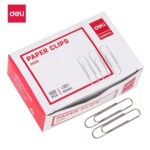 Deli Paper Clips E0050 – 100 Pcs – 50 mm
