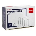 Deli 29mm Paper Clip Box, 100 Pieces, E0018