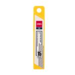 Deli E2017 18mm utility knife replacement cutter blades pack of 10