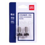 Deli E0132 silver replacement punch pins for Deli 0130 heavy-duty punch