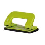 Deli E0136 metal 2-hole punch machine with 10-sheet capacity