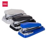 Deli E0414 swivel half strip stapler with 25-sheet capacity