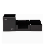 Deli EZ00220 Quali Desk Organizer 6 Compartments Black