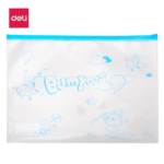 Deli EZ70102 A4 Bumpees Plastic Zip Bag