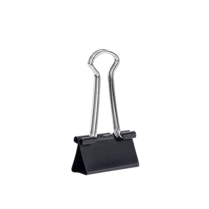 Deli E38564 black 25 mm binder clip