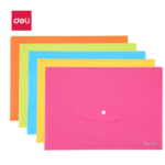 Deli E38131 A4 Button File Bag
