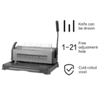 Deli E3874 Spiral Comb Binding Machine