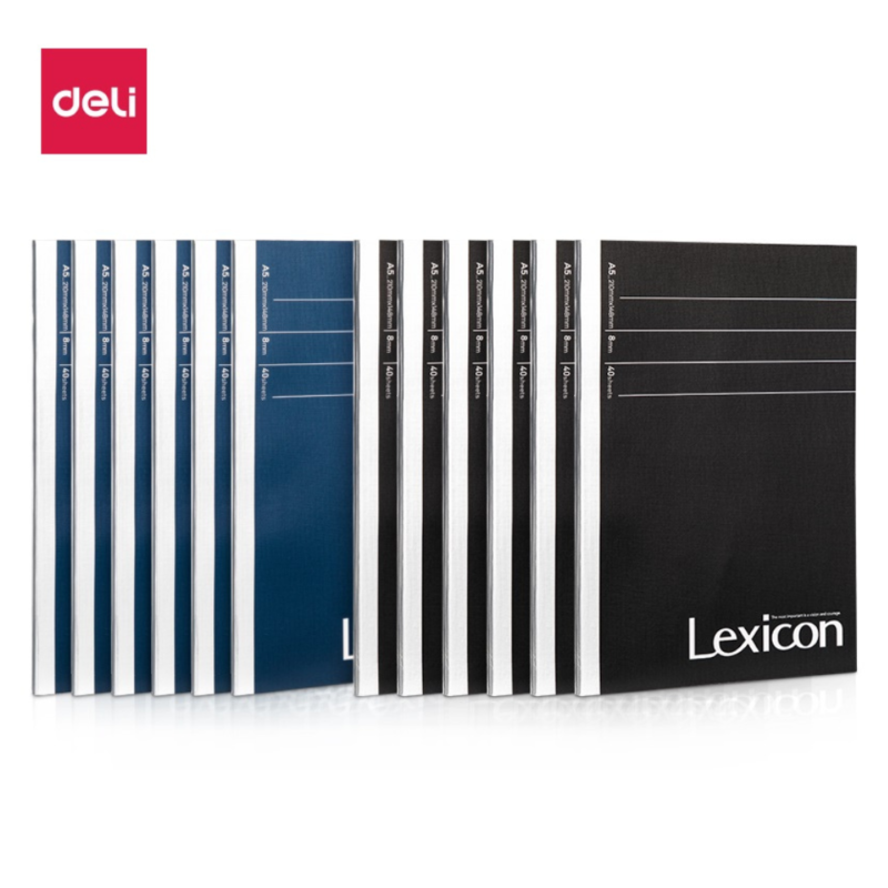 Deli E2155 Lexicon office soft cover A5 notebook