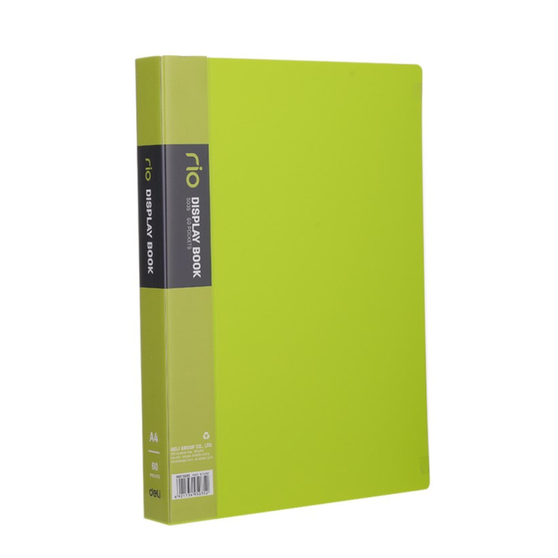 Deli Rio Series E5035 A4 60-pocket display file