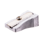Deli E39761 Aluminum Metallic 1-Hole Pencil Sharpener