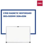 Deli Focus Magnetic Whiteboard 5×3 Feet E7818