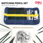 Deli E58125 Artistic Sketching Collection Set 27 Pieces