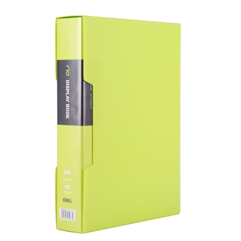 Deli Rio Series E5036 A4 80-pocket display file